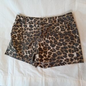 Soho Leopard Print Shorts - Women's Size 8